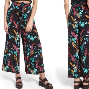 BP. Floral Paperbag Waist Pants